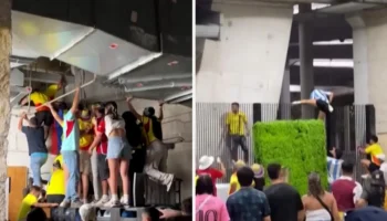 Des milliers de fans sans billet tentent d&rsquo;entrer dans la finale de la Copa América