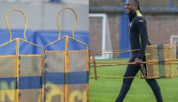 Independiente Santa Fe s&rsquo;entraîne à Casa Amarilla avant d&rsquo;affronter River