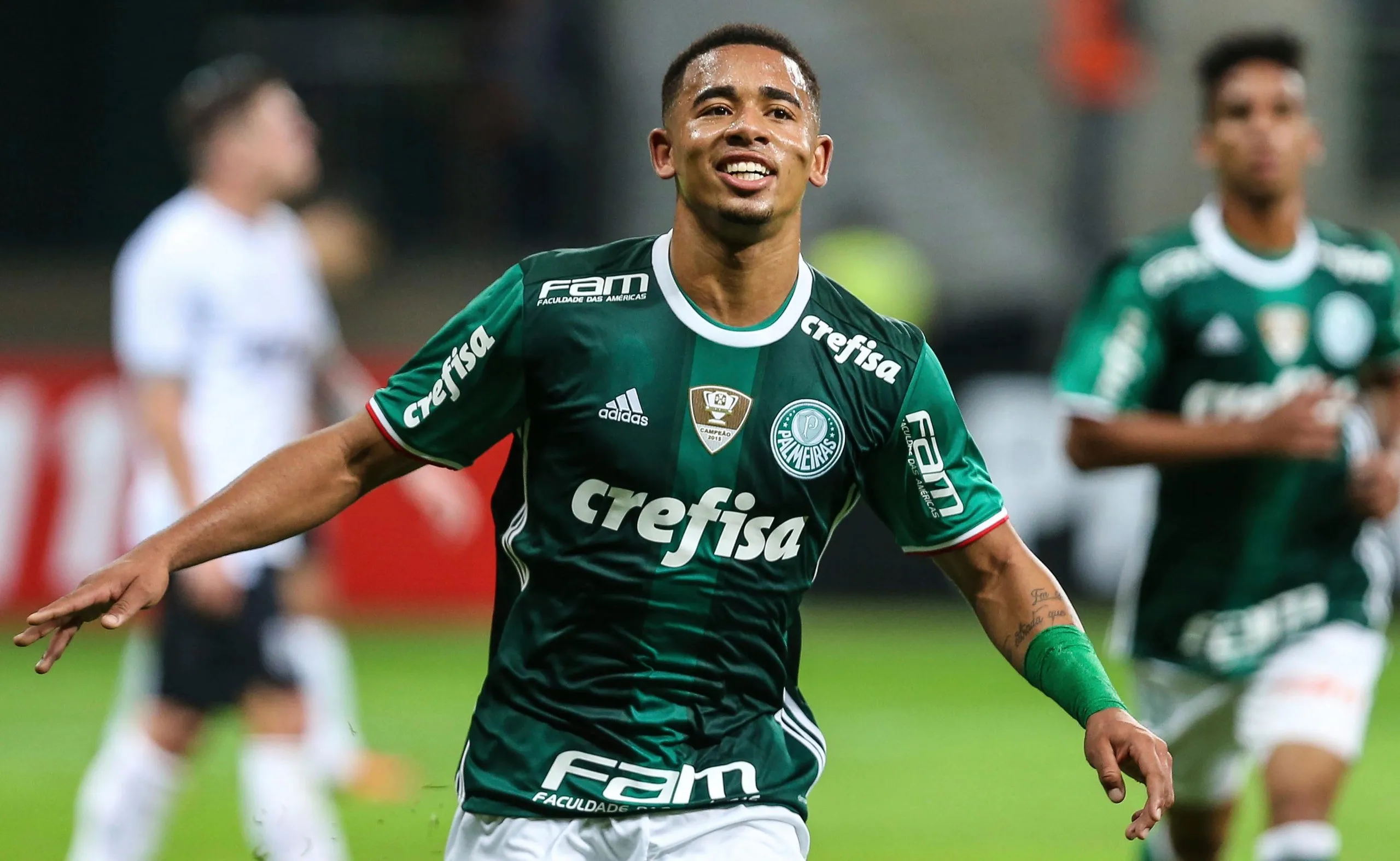 Gabriel Jesus will be rooting for his former club, Palmeiras, on Saturday.