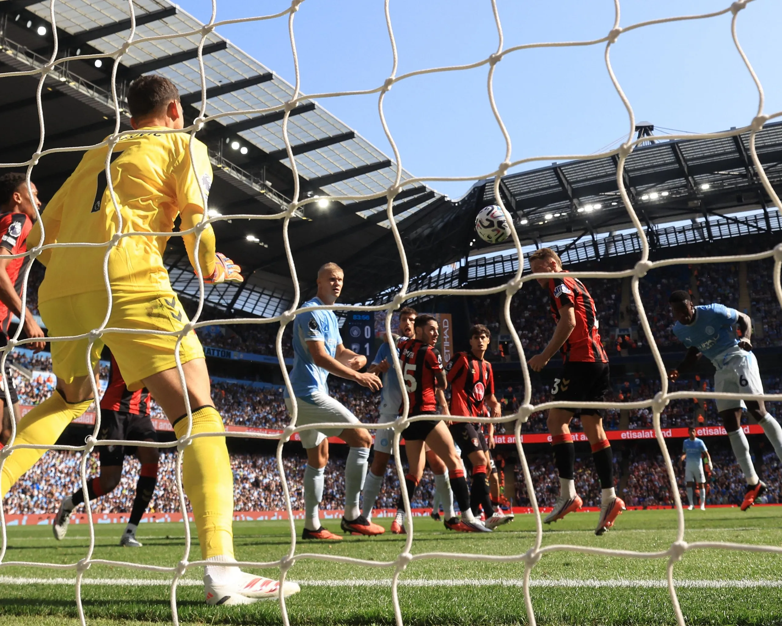 Bournemouth were again undone by a set-piece goal as they lost 2-1 at Manchester City.