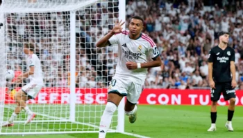 Mbappé scores hat-trick to lead Madrid past Real Sociedad