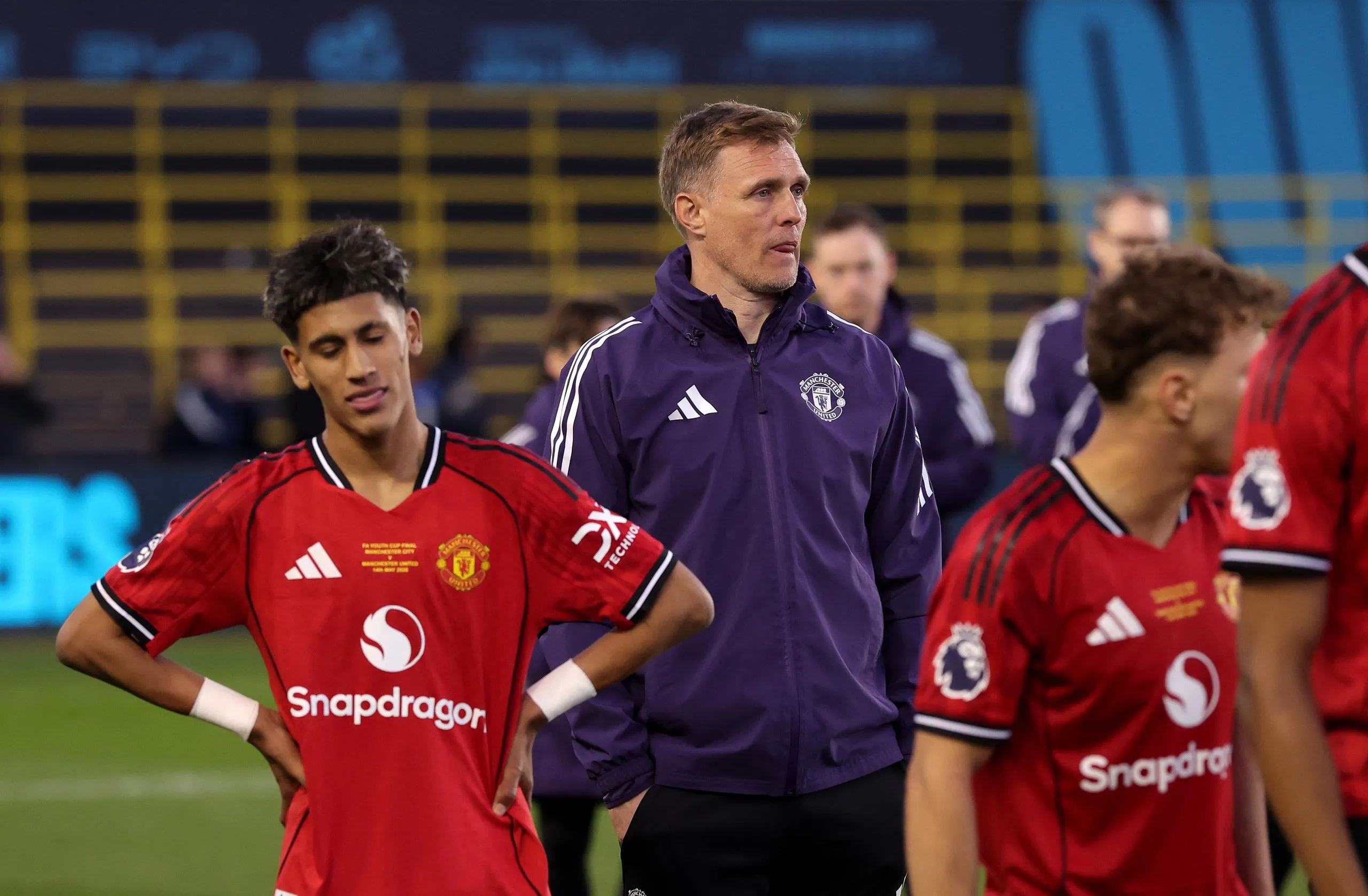 Manchester United under-18s manager Darren Fletcher