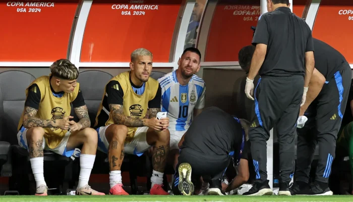 Lionel Messi quitte la finale de la Copa América en larmes à cause d&rsquo;une blessure