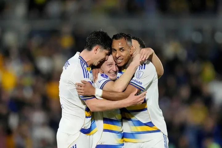 Boca es el único argentino que sigue en la Sudamericana (AP Photo/Jorge Saenz)