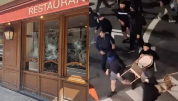 Altercation entre hooligans parisiens et niçois à Paris avant la finale de la Coupe de France