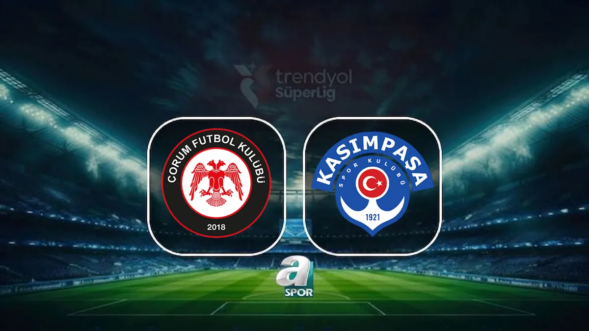 Arca Çorum FK - Kasımpaşa maçı ne zaman? Arca Çorum FK - Kasımpaşa maçı saat kaçta ve hangi kanalda?