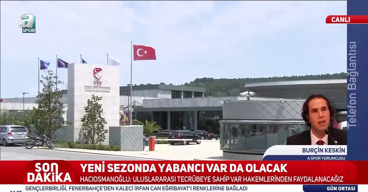 TFF Başkanı İbrahim Hacıosmanoğlu'ndan yabancı VAR açıklaması