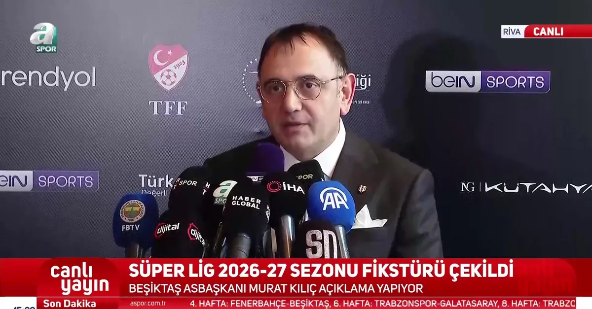 Trendyol Süper Lig'de 2026/2027 sezonu fikstürü çekildi! İşte derbi haftaları - 1