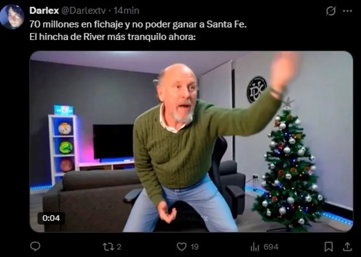 Los memes de la eliminación de River de la Sudamericana