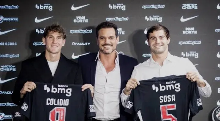 Colidio y Sosa en Vasco da Gama