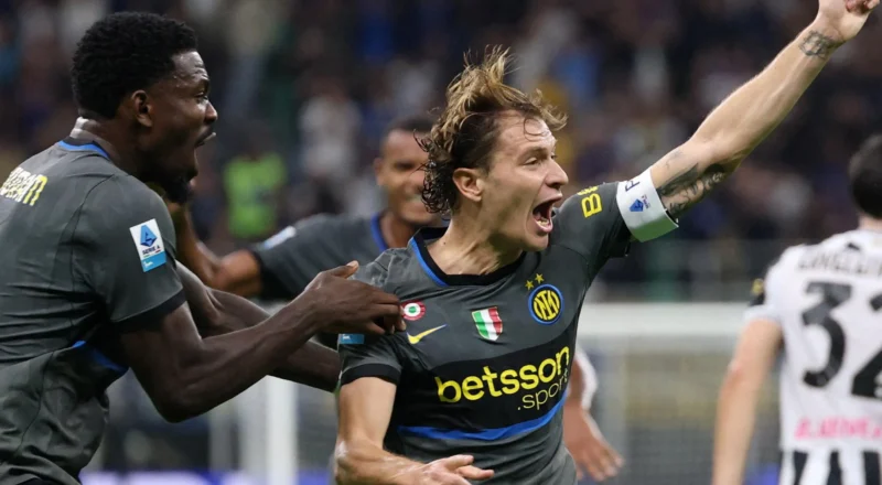 L&rsquo;Inter renverse Udinese et rejoint la Roma en tête de la Serie A