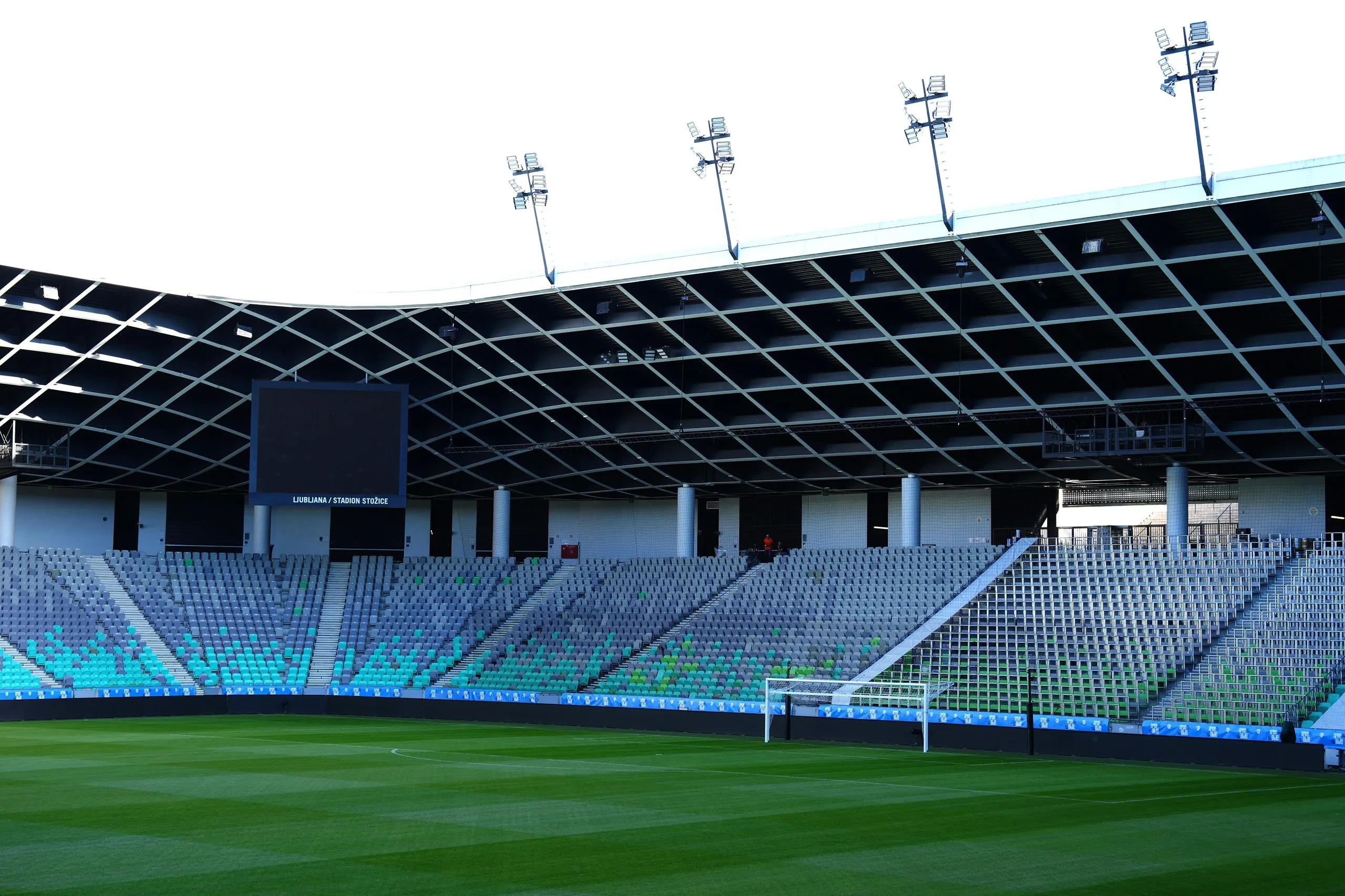 The Stozice Stadium in Ljubljana, where Slovenia will host Scotland today.