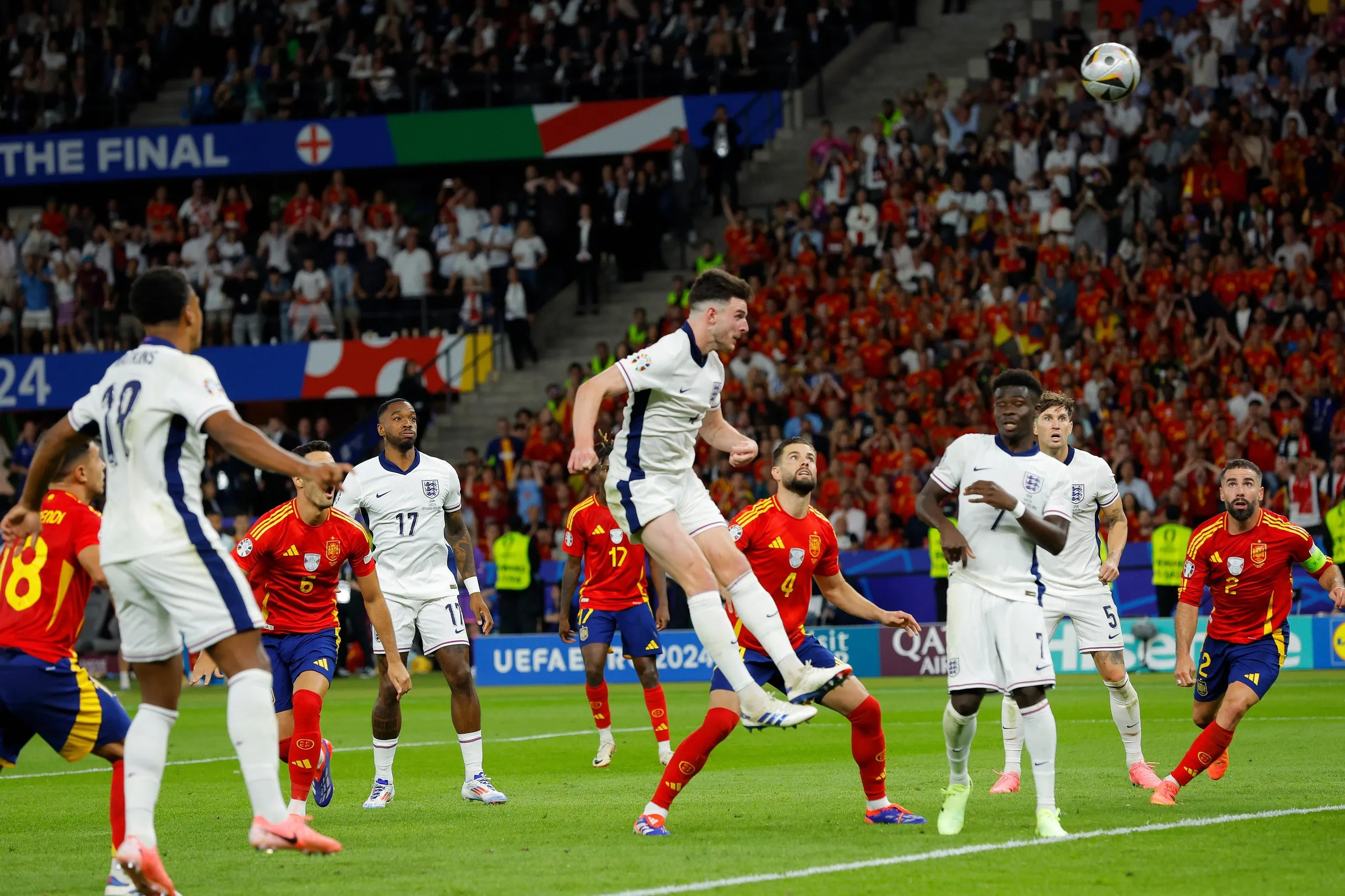 England face Spain next Saturday