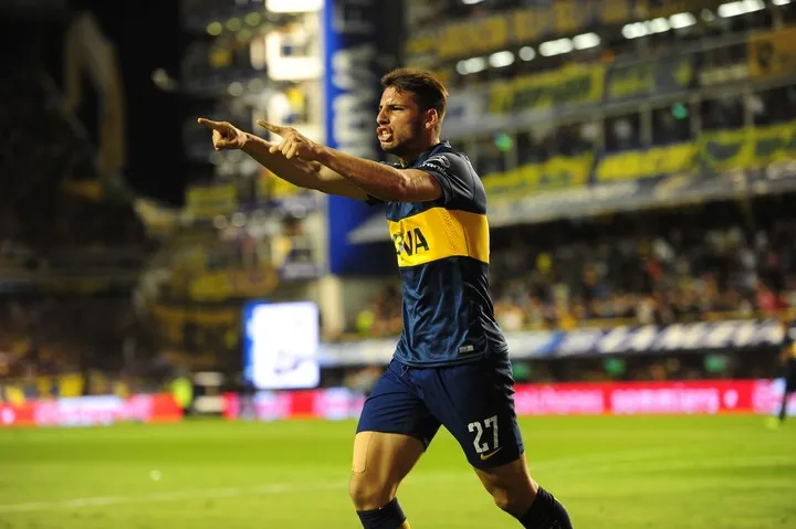 Calleri durante su ciclo en Boca