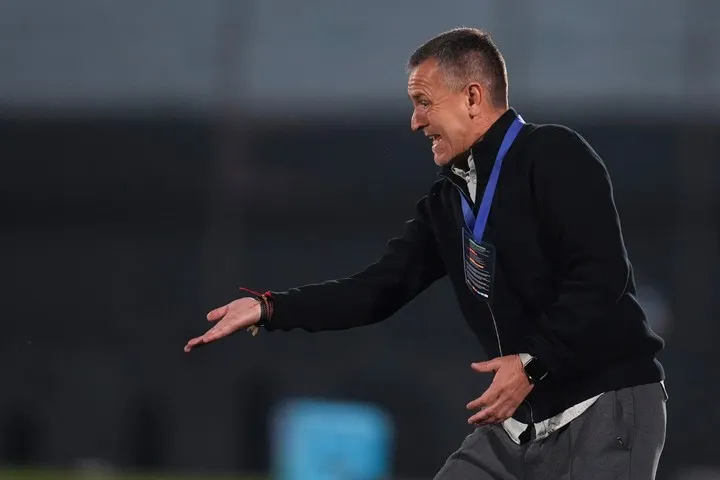 Horacio Melgarejo, DT de Cienciano. (AP Photo/Matilde Campodonico)