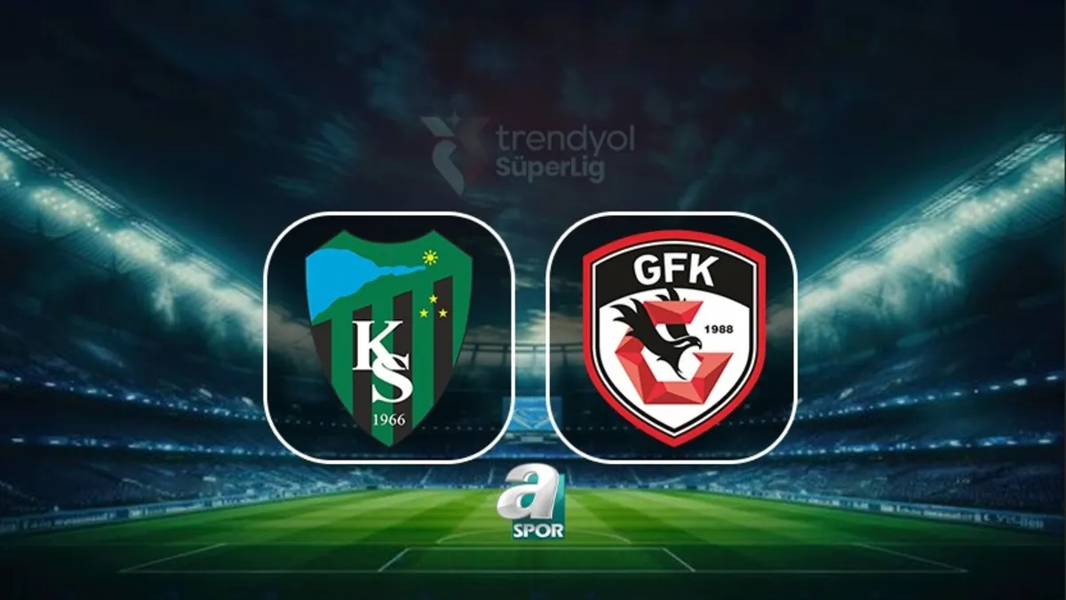 Kocaelispor-Gaziantep FK | CANLI (Trendyol Süper Lig)