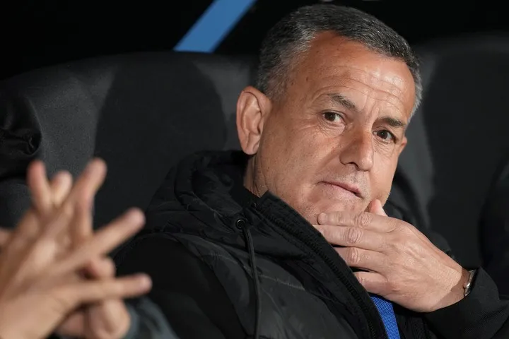Horacio Melgarejo, DT de Cienciano. (AP Photo/Matilde Campodonico)