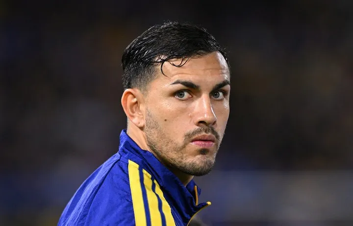 La mirada de Paredes, el emblema de Boca. REUTERS/Rodrigo Valle