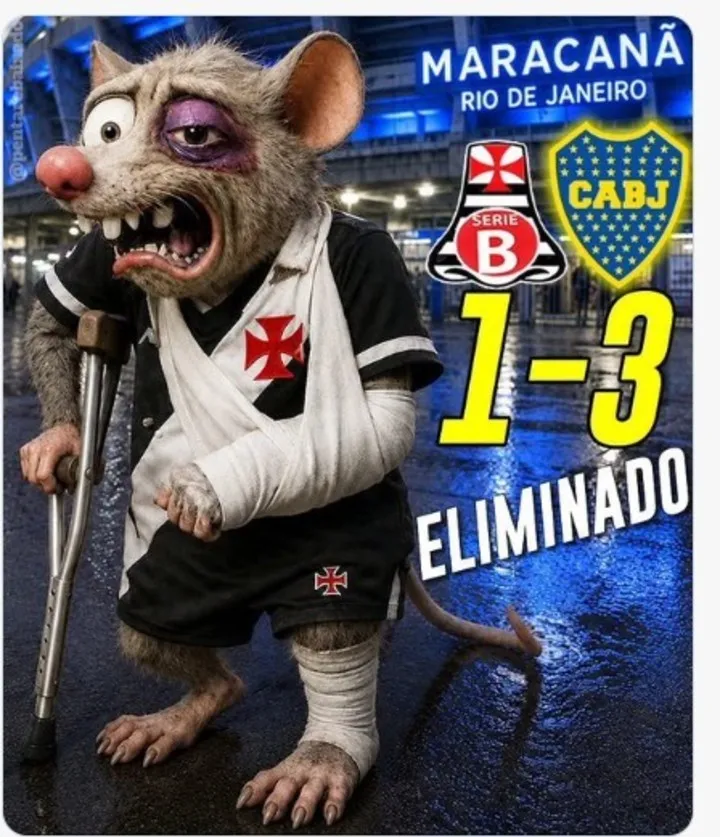 Un meme tras la victoria de Boca ante Vasco da Gama