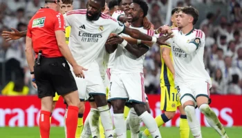 Le Real Madrid bat Villarreal 1-0 malgré l&rsquo;expulsion de Vinícius Júnior
