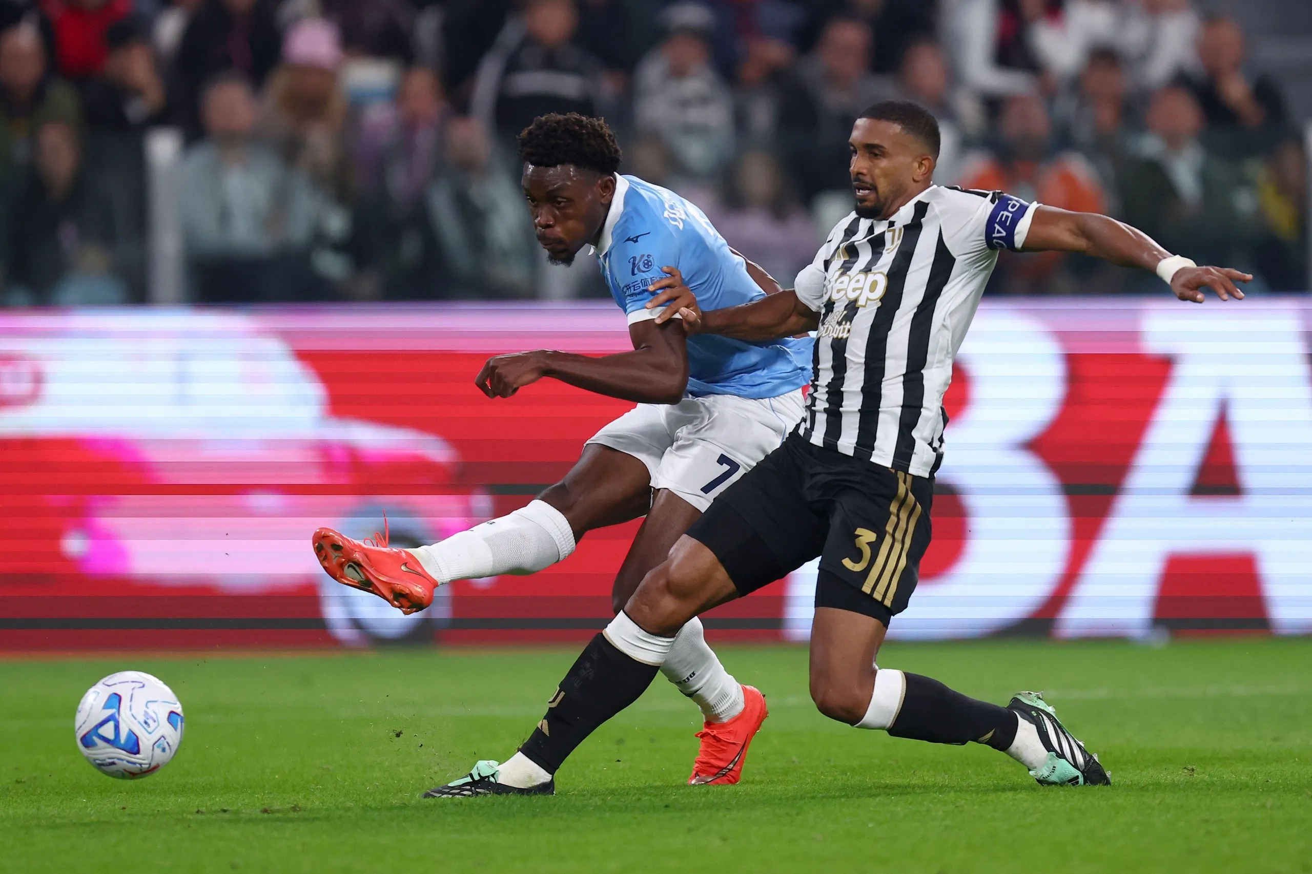 Fisayo Dele-Bashiru rounds off the scoring in Lazio’s 3-0 win over Juventus