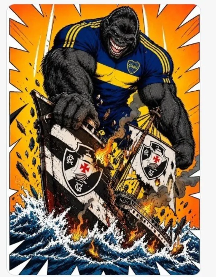 Un meme tras la victoria de Boca ante Vasco da Gama