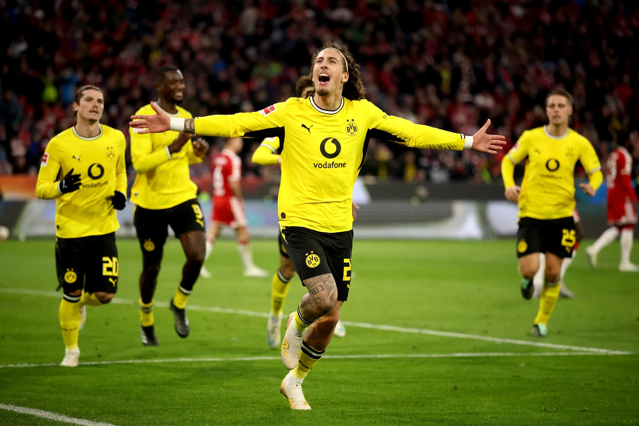 Fabio Silva celebrates after scoring his team’s late equaliser