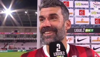 Quentin Bernard rend hommage à Jean-Marc Furlan après son but contre Metz