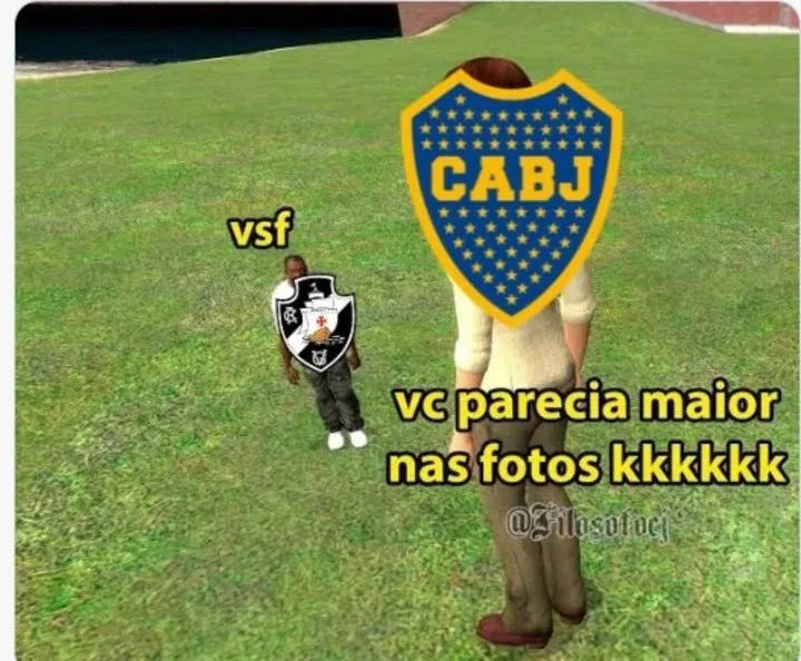 Un meme tras la victoria de Boca ante Vasco da Gama