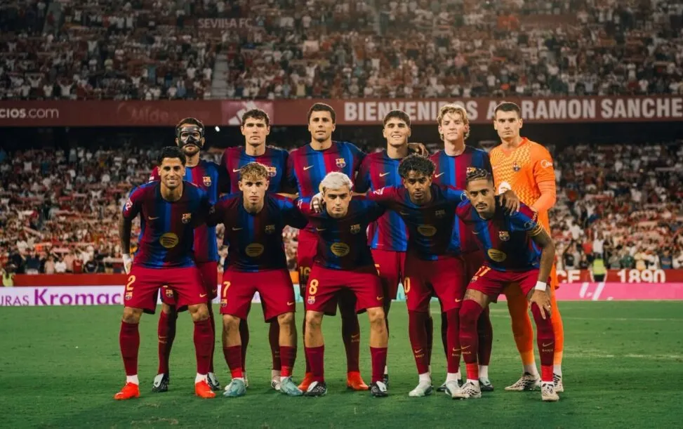 Jogadores do Barcelona