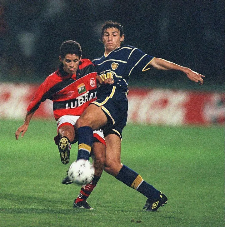 Matellán contra Flamengo en 1998