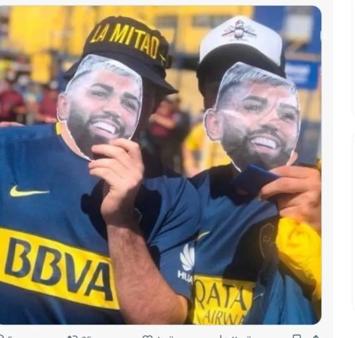 Un meme tras la victoria de Boca ante Vasco da Gama
