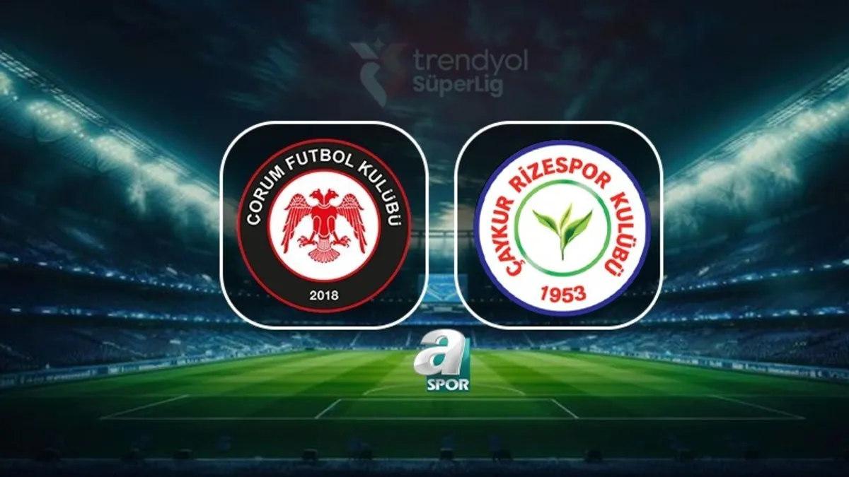 Arca Çorum FK-Çaykur Rizespor CANLI (Arca Çorum FK-Çaykur Rizespor maçı canlı skor)
