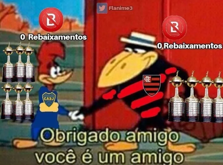 Un meme tras la victoria de Boca en el Maracaná