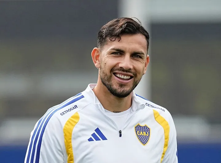 La sonrisa de Paredes. (Prensa Boca)