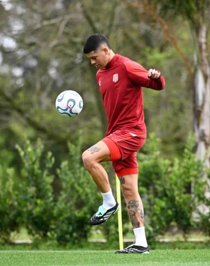 Marcos Rojo, de vuelta en Estudiantes (Prensa Estudiantes)