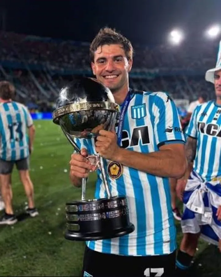 Sosa ya ganó la Sudamericana con Racing