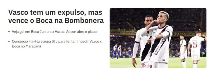 Qué dijeron en Brasil tras el golpe del Vasco da Gama en La Bombonera