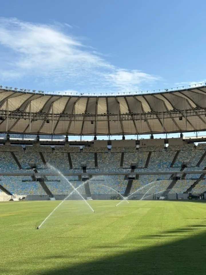 El Maracaná con un nuevo campo de juego (Foto: Prensa Estadio Maracaná)